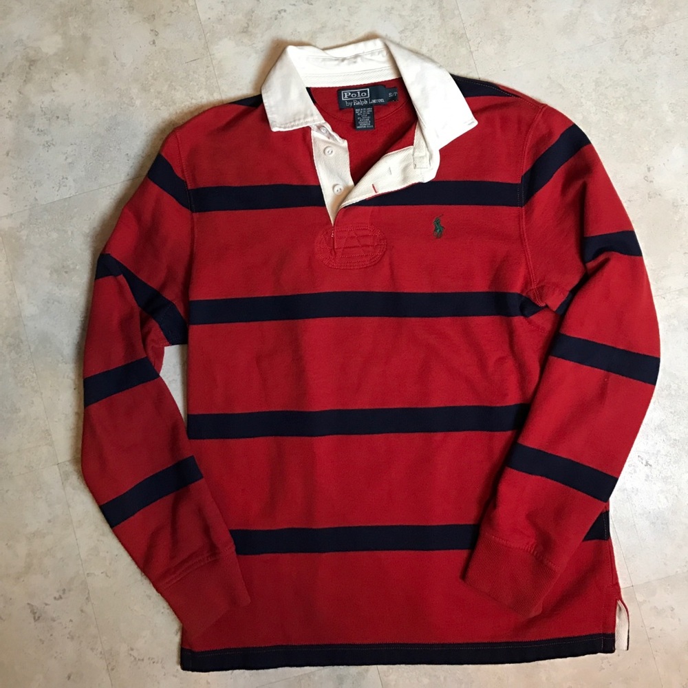 Striped Men's Ralph Lauren rugby size Men's Small
